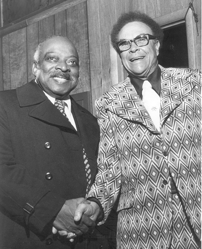 Count Basie and Don Robey.